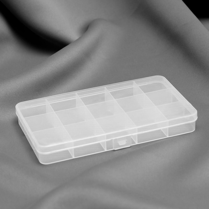 Органайзер для рукоделия, с подвесом, 15 отделений, 17,5 × 10 × 2 см Органайзер для рукоделия, с подвесом, 15 отделений, 17,5 × 10 × 2 см