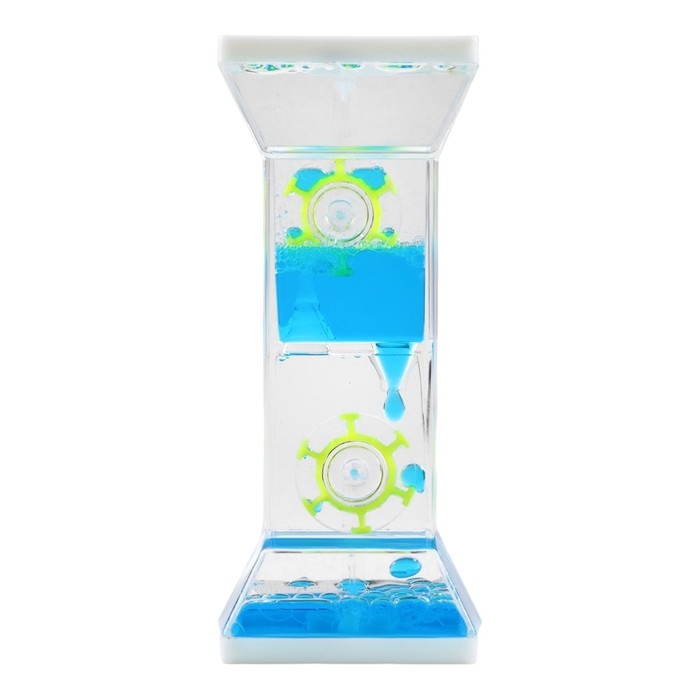 Гелевые часы "Мерилей", антистресс, 5 х 12 см, синие