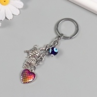 Брелок от сглаза металл "Черепашка с ракушкой и сердечком" 8 см Брелок от сглаза металл "Черепашка с ракушкой и сердечком" 8 см