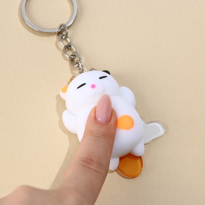 Брелок мялка для ключей &laquo;Кот&raquo; 5 х 3,8 см