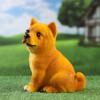 Садовая фигура "Щеночек сиба-ину" 10х13х20см Садовая фигура "Щеночек сиба-ину" 10х13х20см