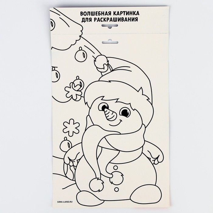 Новогодняя игра на липучках &laquo;Новый год! Снеговик. Учимся считать&raquo;