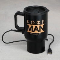 Термокружка с USB «Кофе man», 450 мл Термокружка с USB «Кофе man», 450 мл