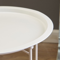 Столик журнальный, поднос белый Столик журнальный, поднос белый