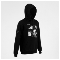 Толстовка с капюшоном РОСКОСМОС х ONLYTOP, р. XS, цвет чёрный Толстовка с капюшоном РОСКОСМОС х ONLYTOP, р. XS, цвет чёрный