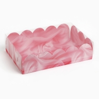 Коробка для кондитерских изделий с PVC крышкой Present, 20 х 30 х 8 см Коробка для кондитерских изделий с PVC крышкой Present, 20 х 30 х 8 см