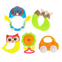 Набор погремушек &laquo;Наш малыш&raquo;, 5 шт., цвет МИКС, Крошка Я