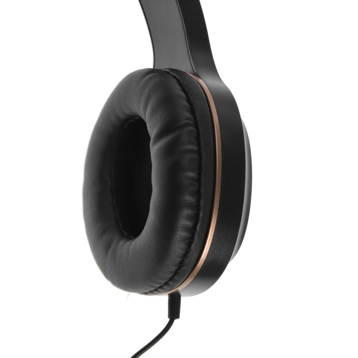 Комплект наушников Hoco W24, проводные, накладные + вакуумные, проводные, золотистые Комплект наушников Hoco W24, проводные, накладные + вакуумные, проводные, золотистые