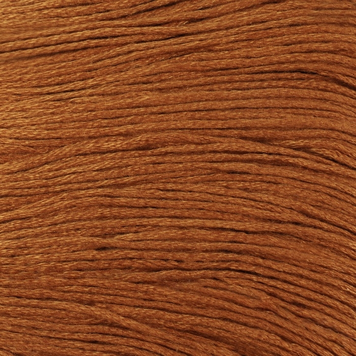 Набор ниток мулине №909, 8 &plusmn; 1 м, 6 шт, цвет светло-коричневый