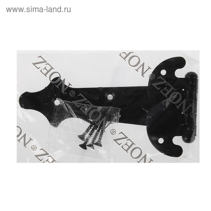 Петля стрела фигурная, ПС-150-S, цвет черный матовый Петля стрела фигурная, ПС-150-S, цвет черный матовый