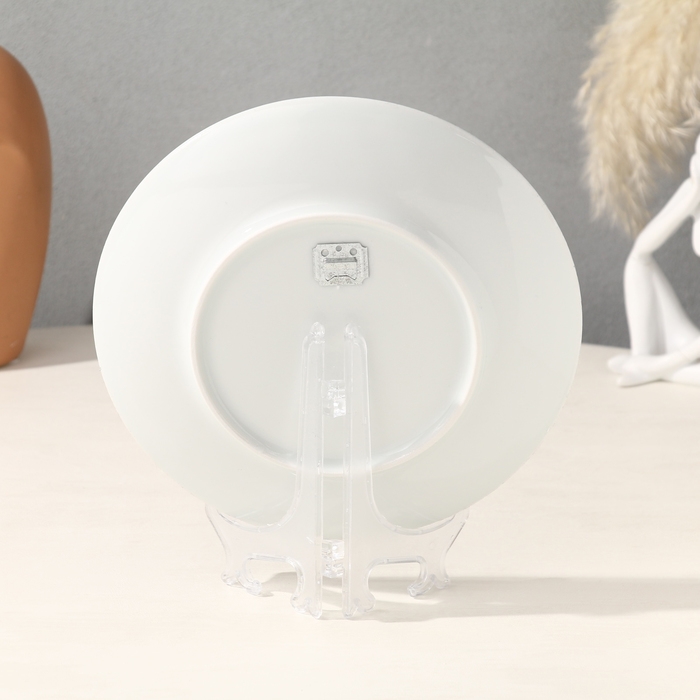 Тарелка декоративная &laquo;Тройка&raquo;, D = 20 см