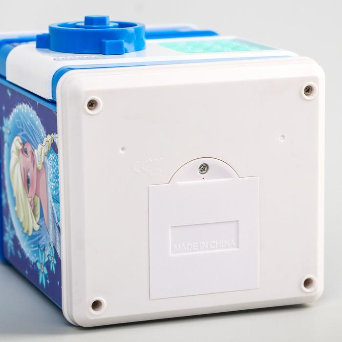 Копилка сейф, 20 см х 14,5 см х 14 см Копилка сейф, 20 см х 14,5 см х 14 см "Эльза", Холодное сердце