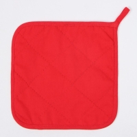 Прихватка Этель "Пуансеттия" 19х19 см, 100% хл, ватин 250 г/м2