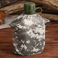 Фляга «Командор», пластик 1 л, камуфляж серый Фляга «Командор», пластик 1 л, камуфляж серый