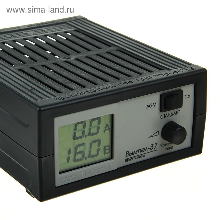 Зарядно-предпусковое устройство Зарядно-предпусковое устройство "Вымпел-37" 0.8-20 А,12 В, для всех типов АКБ