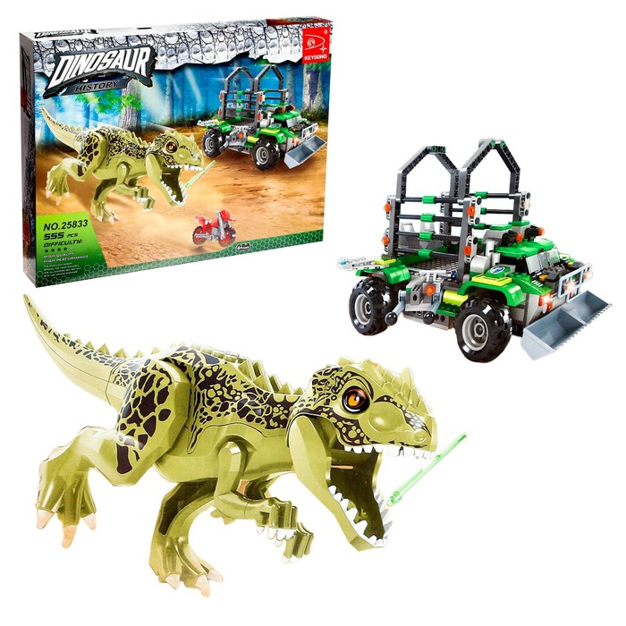 Конструктор &laquo;Диноленд. Погоня&raquo;, 555 деталей