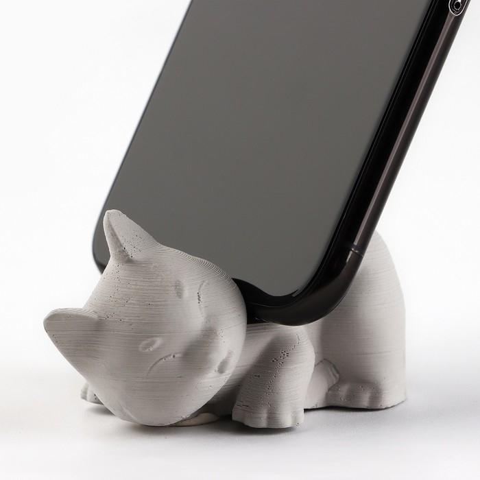 Подставка для телефона &laquo;Корги&raquo;, серая, 6,5 х 5 см
