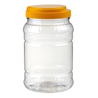 Банка для хранения продуктов, пластик, 2 л, цвет МИКС