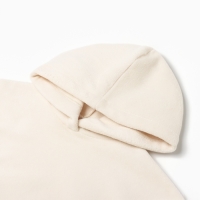 Костюм (худи и брюки) детский MINAKU: Fleece Soft, цвет бежевый, рост 98 см