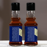 Подарочный набор косметики &laquo;Богатства!&raquo;, гель для душа и шампунь для волос во флаконах виски, 2 х 100 мл, Новый Год