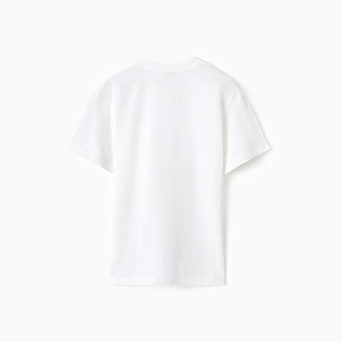 Футболка мужская MINAKU, цвет белый, размер 46-48