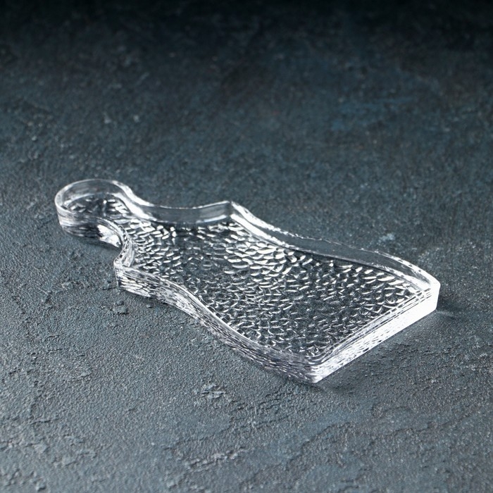 Блюдо стеклянное сервировочное &laquo;Флес&raquo;, 18&times;8,8 см