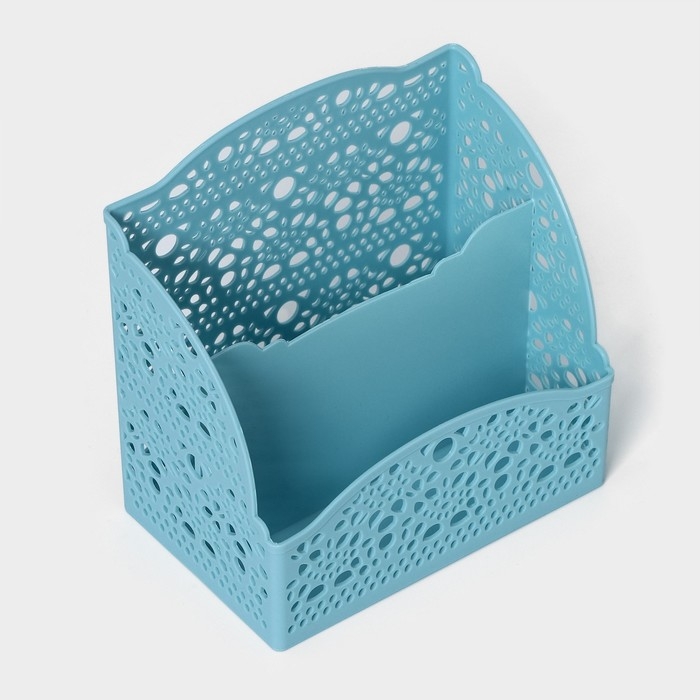 Корзина для хранения &laquo;Ажур&raquo;, 2 отделения, 13,3&times;8,3&times;13,2 см, цвет МИКС