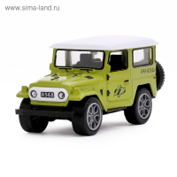 Машина металлическая «Джип», инерционная, МИКС Машина металлическая «Джип», инерционная, МИКС