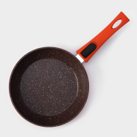 Сковорода Magistro Terra, d=20 см, съёмная ручка soft-touch, антипригарное покрытие, индукция, цвет оранжевый Сковорода Magistro Terra, d=20 см, съёмная ручка soft-touch, антипригарное покрытие, индукция, цвет оранжевый