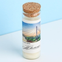 Свеча в колбе &laquo;Тюмень&raquo;, 8 х 3 см