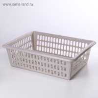 Корзина для хранения, 40&times;30&times;13 см, цвет МИКС