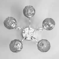 Люстра "Эшли" 5х40Вт Е27 Хром 55х55х20см Люстра "Эшли" 5х40Вт Е27 Хром 55х55х20см