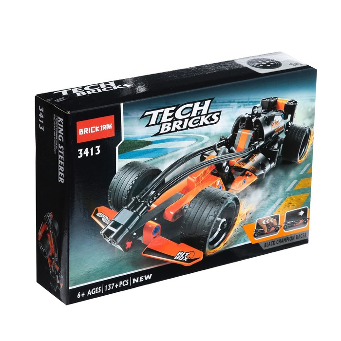 Конструктор с инерционным механизмом «Спорткар», 137 деталей Конструктор с инерционным механизмом «Спорткар», 137 деталей