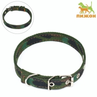 Ошейник брезентовый двухслойный "Камуфляж", 52 х 2 см Ошейник брезентовый двухслойный "Камуфляж", 52 х 2 см