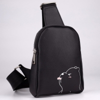 Сумка через плечо BEE Мишка на молнии, цвет чёрный Сумка через плечо BEE Мишка на молнии, цвет чёрный