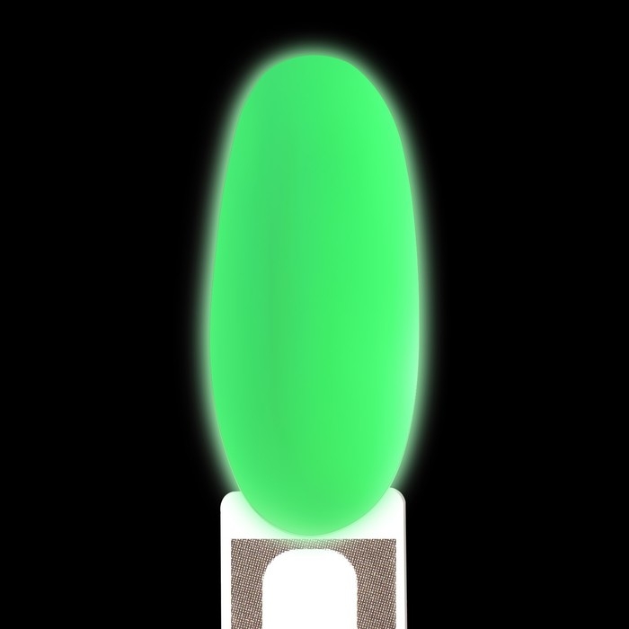 Гель лак для ногтей &laquo;GLOW IN THE DARK&raquo;, 3-х фазный, 8 мл, LED/UV, люминесцентный, цвет ярко-жёлтый (24)