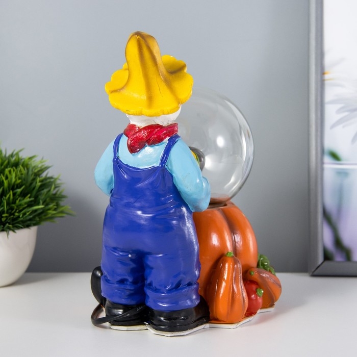 Плазменный шар Плазменный шар "Хэллоуин" цветной 15х17х22 см RISALUX