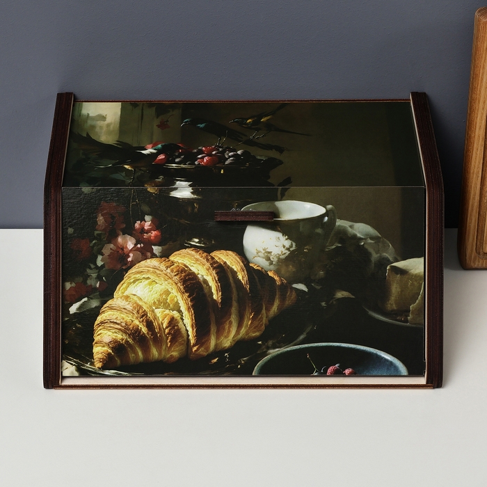 Хлебница деревянная Доляна «Натюрморт», 20,5×28,5×13 см Хлебница деревянная Доляна «Натюрморт», 20,5×28,5×13 см