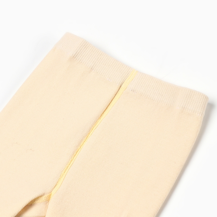 Колготки детские для девочки, цвет молочный, рост 104-110 см