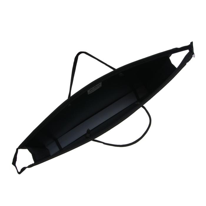 Папка для чертежей и рисунков A3, 420 х 343 х 50 мм, с ручками, пластиковая, молния сверху, 0.9 мм, Папка для чертежей и рисунков A3, 420 х 343 х 50 мм, с ручками, пластиковая, молния сверху, 0.9 мм, "Стандарт" ПР 3, чёрная