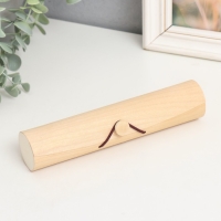 Шкатулка дерево под роспись тубус "Тонкий лист" 19х4х4 см Шкатулка дерево под роспись тубус "Тонкий лист" 19х4х4 см