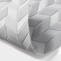 Набор подставок под горячее "Бамбук", 2 шт, 19,5х19,5х0,4 см, цвет серый