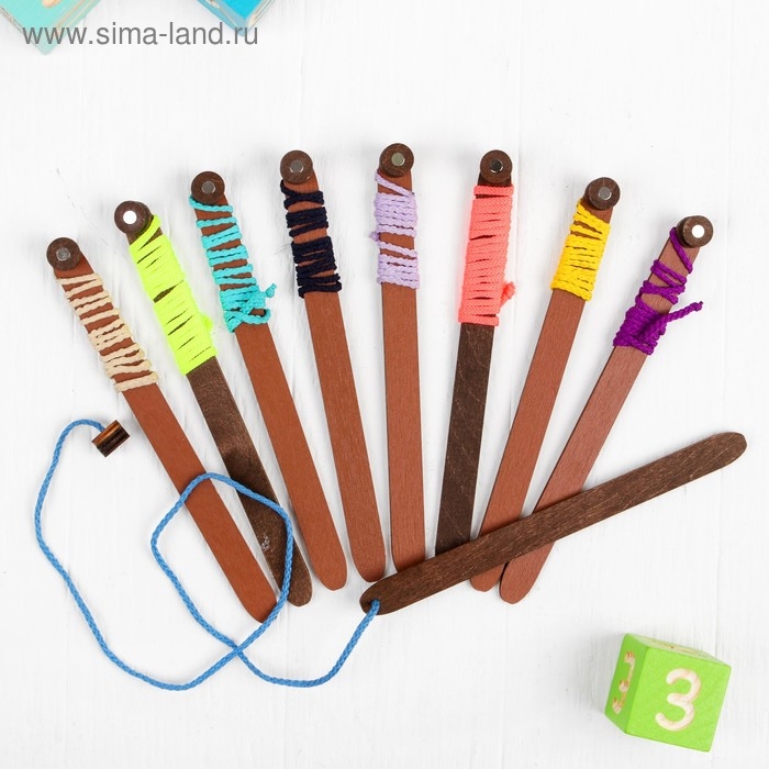 Удочка магнитная, МИКС, размер удилища: 20 &times; 1,5 см, длина шнурка &mdash; 50 см