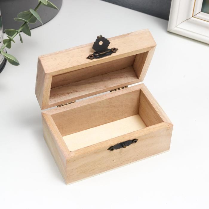 Шкатулка дерево под роспись Шкатулка дерево под роспись "Прямоугольная" 5,5х10х6 см