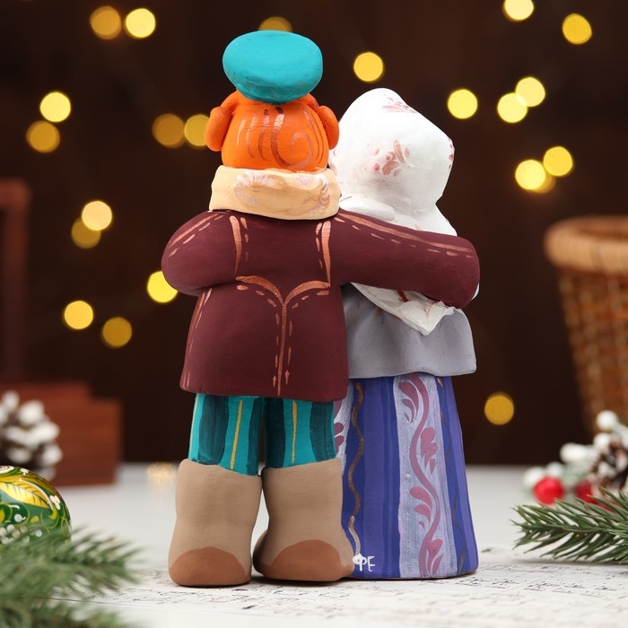 Ковровская игрушка Ковровская игрушка "Парочка, зима", керамика