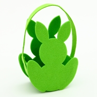 Пасхальный декор корзинка "Зайчик с цветком" 7.5х10х20 см Пасхальный декор корзинка "Зайчик с цветком" 7.5х10х20 см