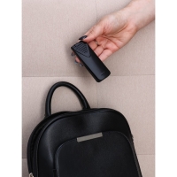 Щётка для одежды складная, 0,6&times;3,5&times;9,5 см, цвет чёрный