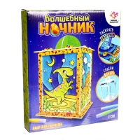Набор для творчества «Волшебный ночник», динозавр, витражный, 3Д конструктор, 5+ Набор для творчества «Волшебный ночник», динозавр, витражный, 3Д конструктор, 5+
