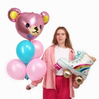 Набор шаров «Девочке», латекс, фольга набор 7 шт. Набор шаров «Девочке», латекс, фольга набор 7 шт.