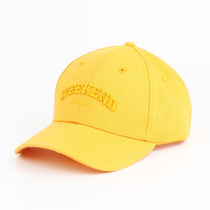 Кепка женская Weekend, цвет жёлтый, р-р 56 Кепка женская Weekend, цвет жёлтый, р-р 56